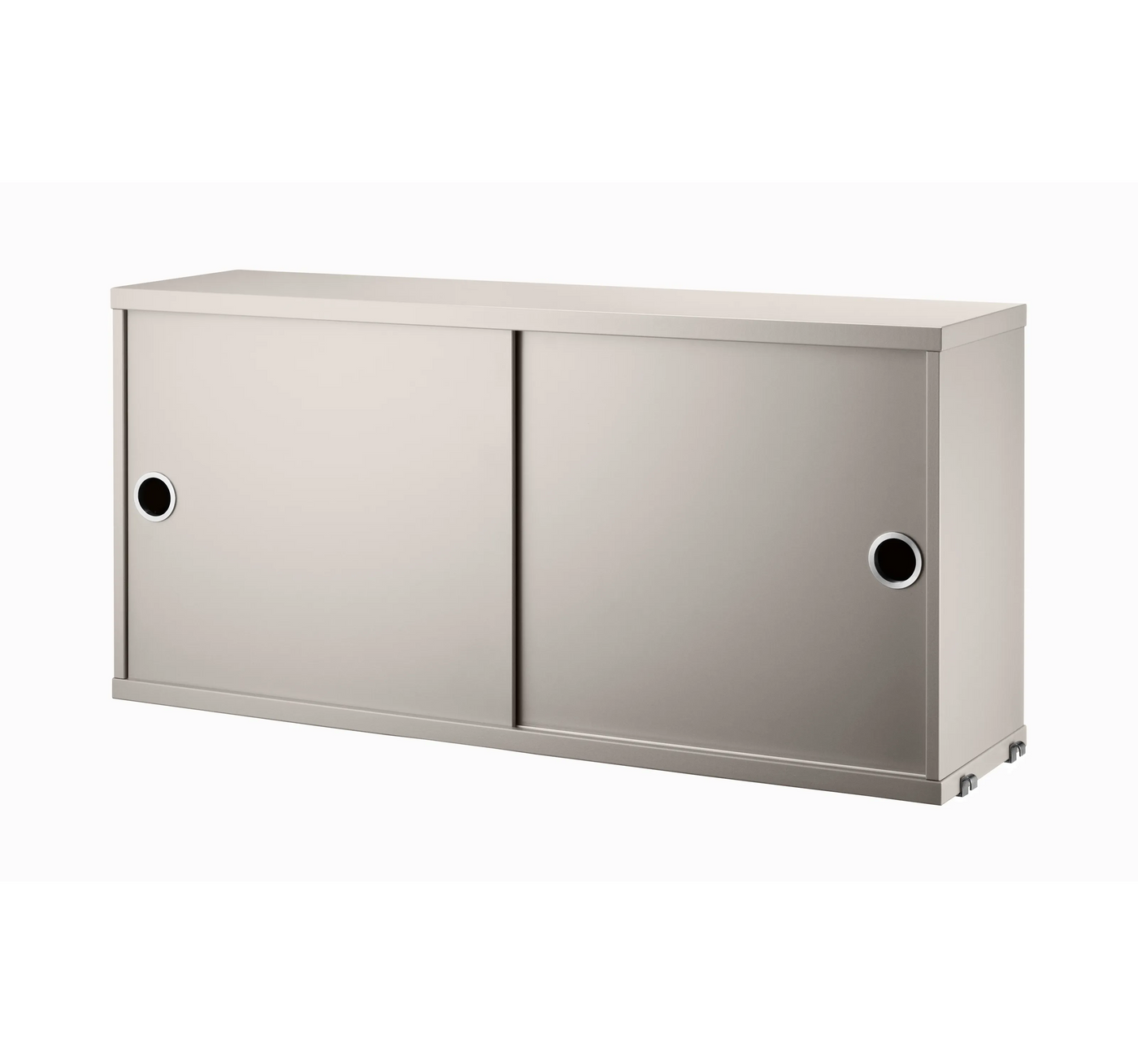 Armoire String System portes coulissantes — Beige · 78 × 37 × 20 cm