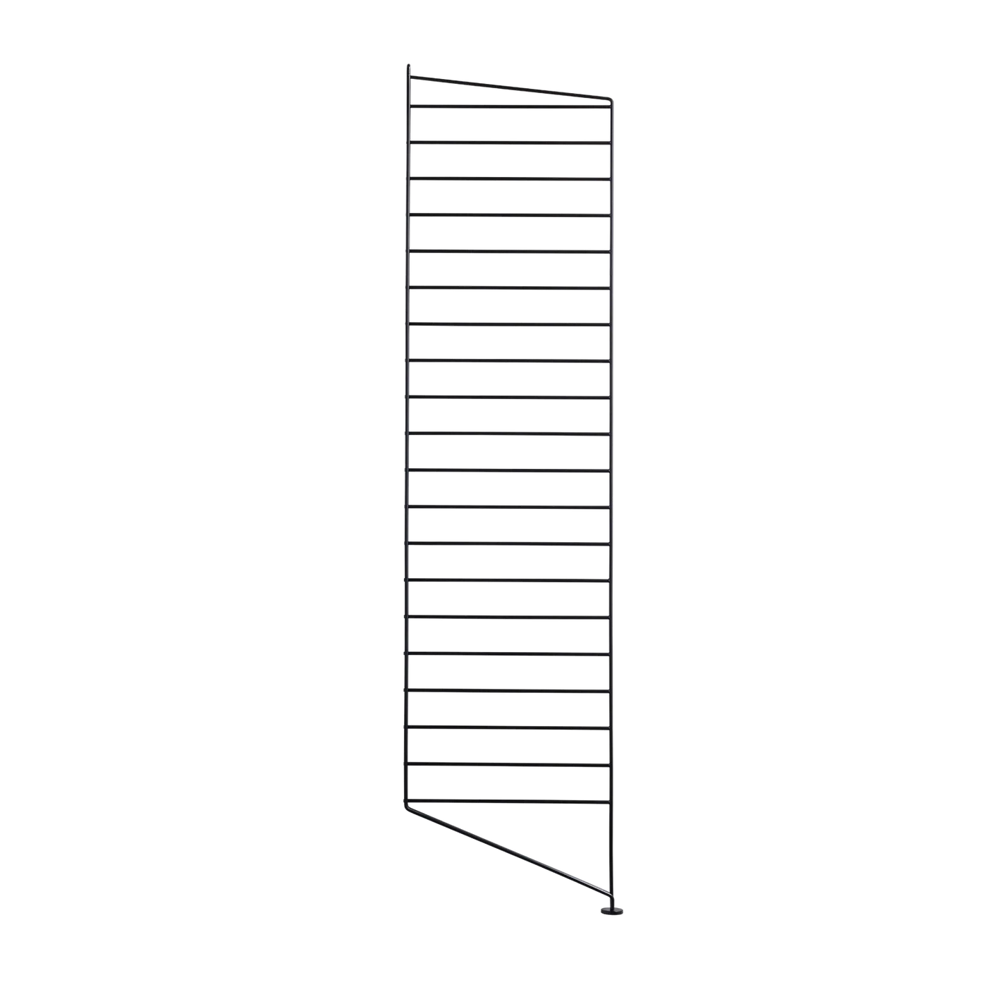 Montant au sol String System — Noir · H 115 × P 30 cm · À l'unité