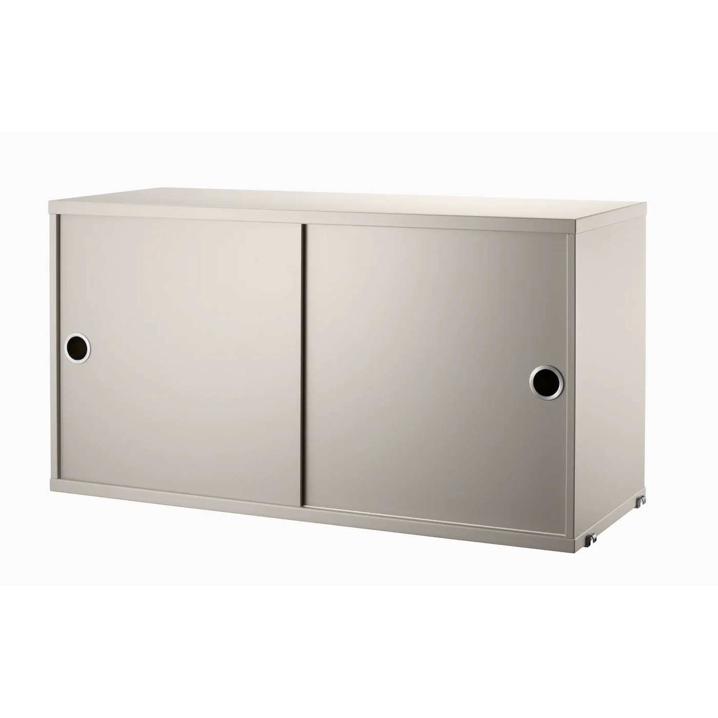 Armoire String System portes coulissantes — Beige · 78 × 42 × 30 cm