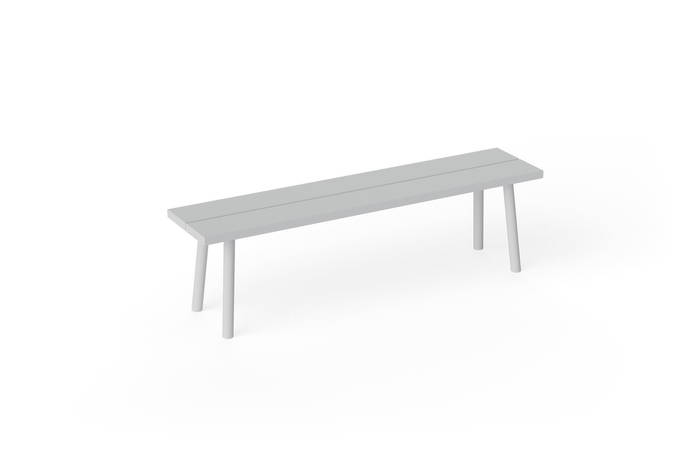 Banc Fred's Bench, Gris clair
