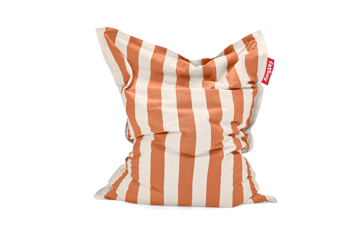 Pouf Original Outdoor, Stripe Orange Creme