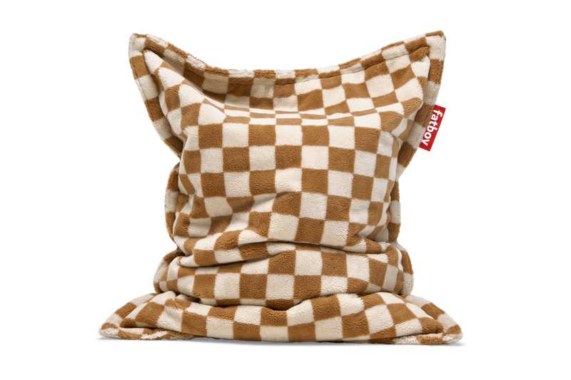Pouf Original Slim Teddy, Almond Creme