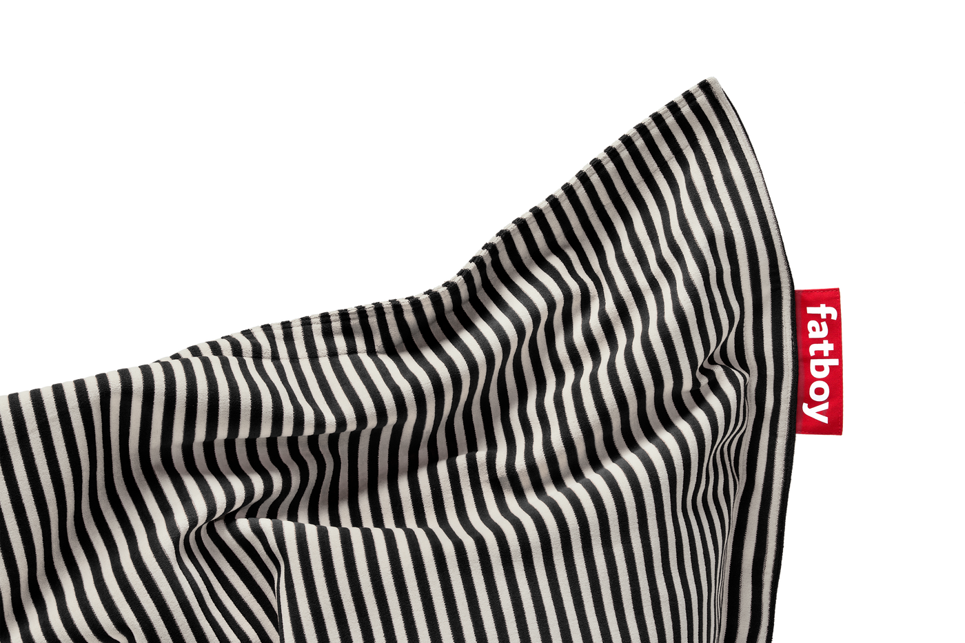 Pouf Original Slim Terry, Black Creme