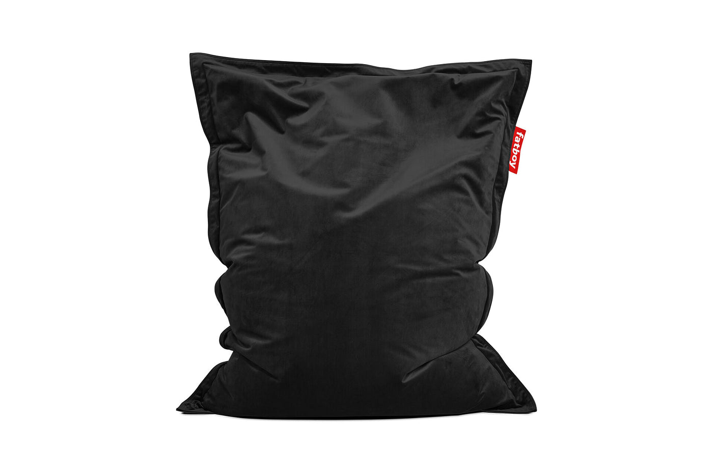 Pouf Original Slim Velvet, Noir