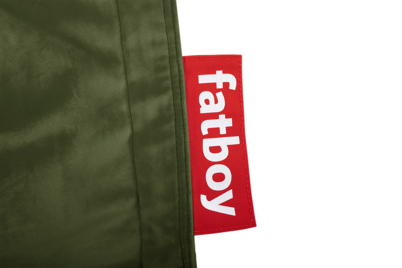 Pouf Original Slim Velvet, Deep Green