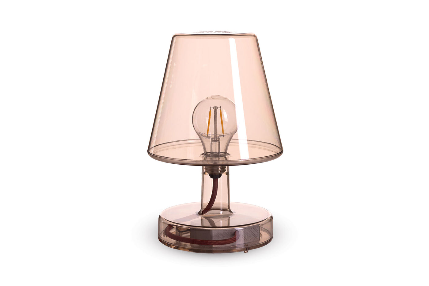 Lampe de table Transloetje, Marron