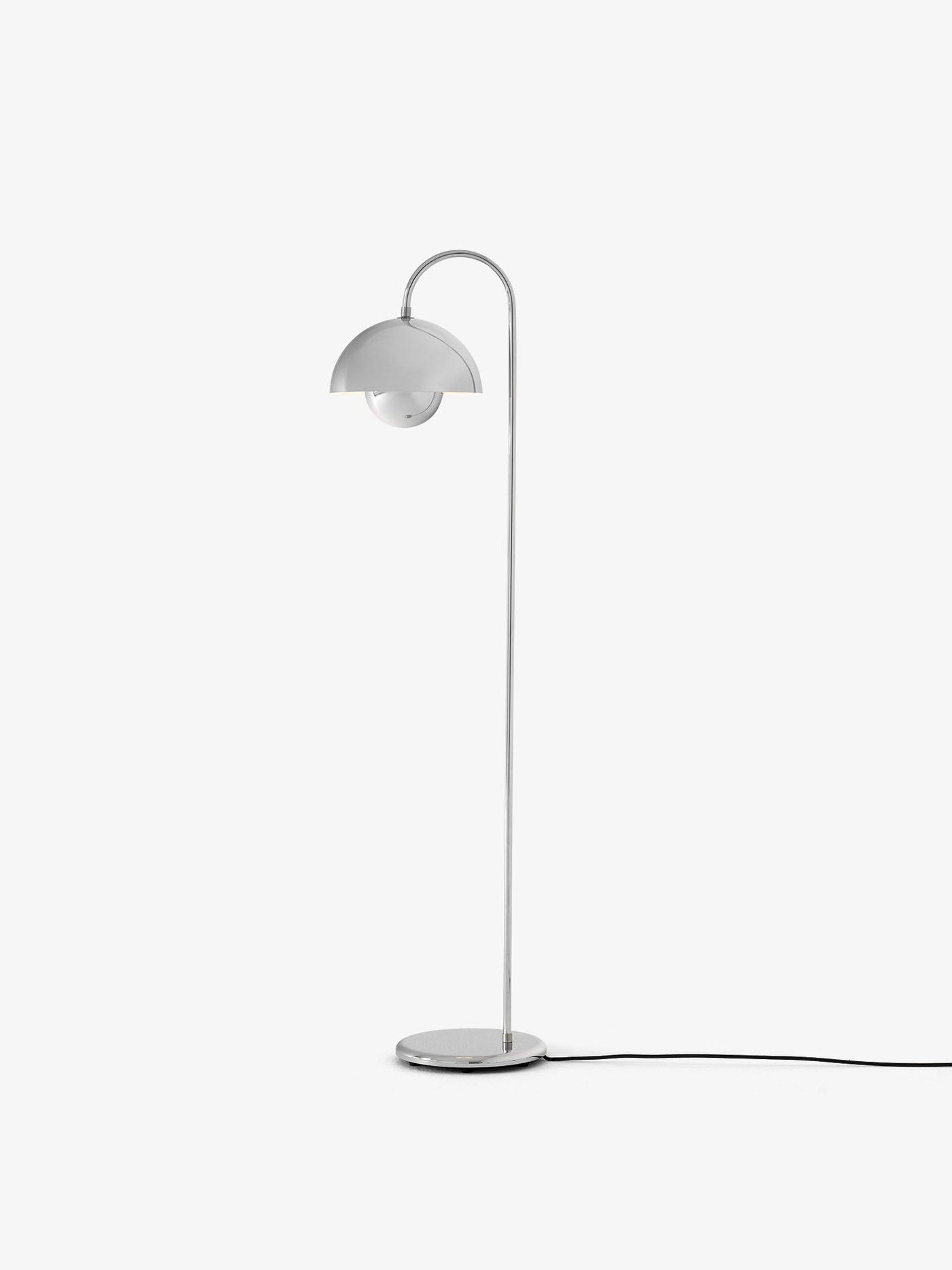 Lampadaire Flowerpot VP12 — Chrome-plated