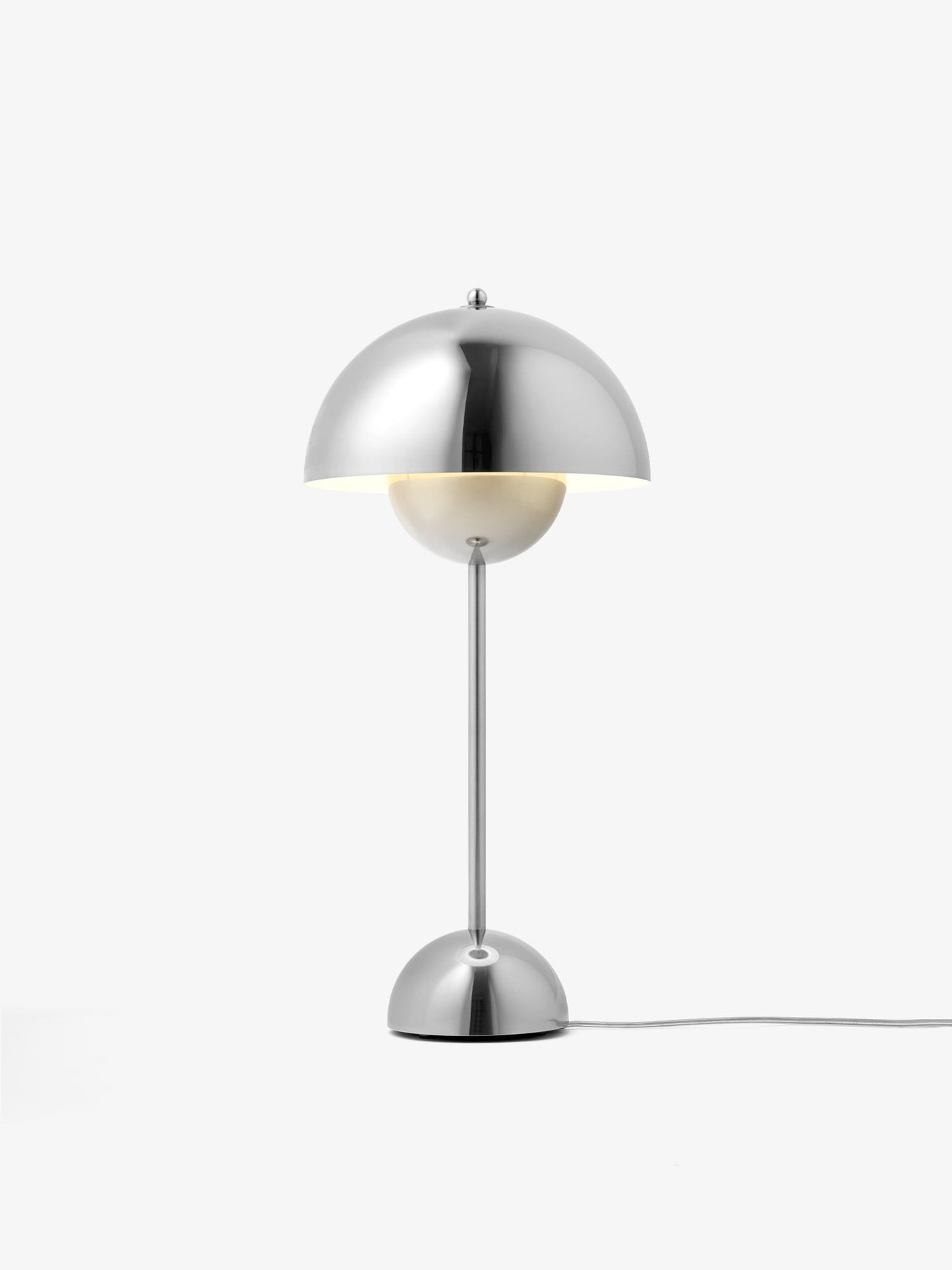 Lampe de table Flowerpot VP3 — Chrome-plated