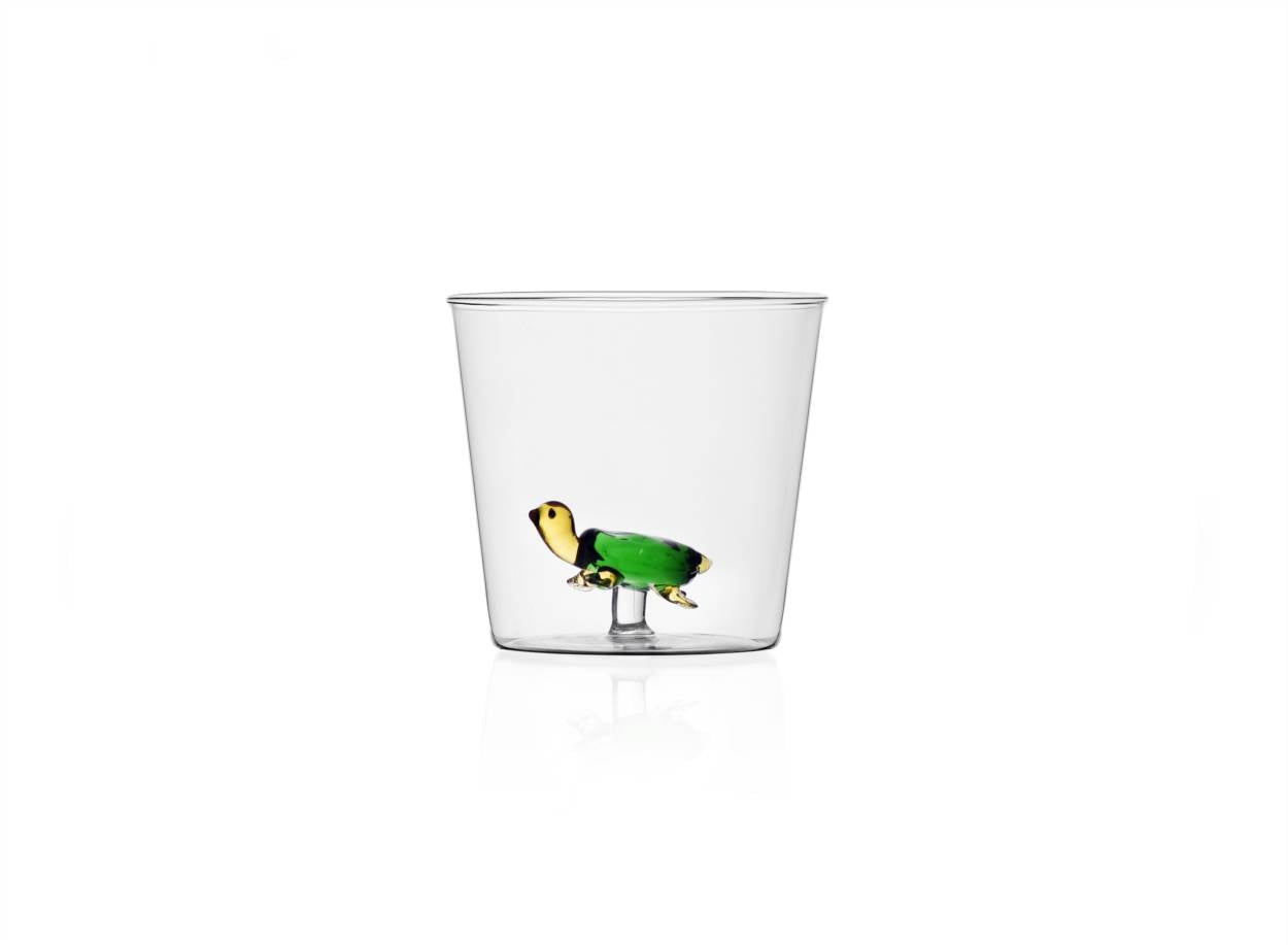 Verre à eau Animal Farm — Tortue Verte
