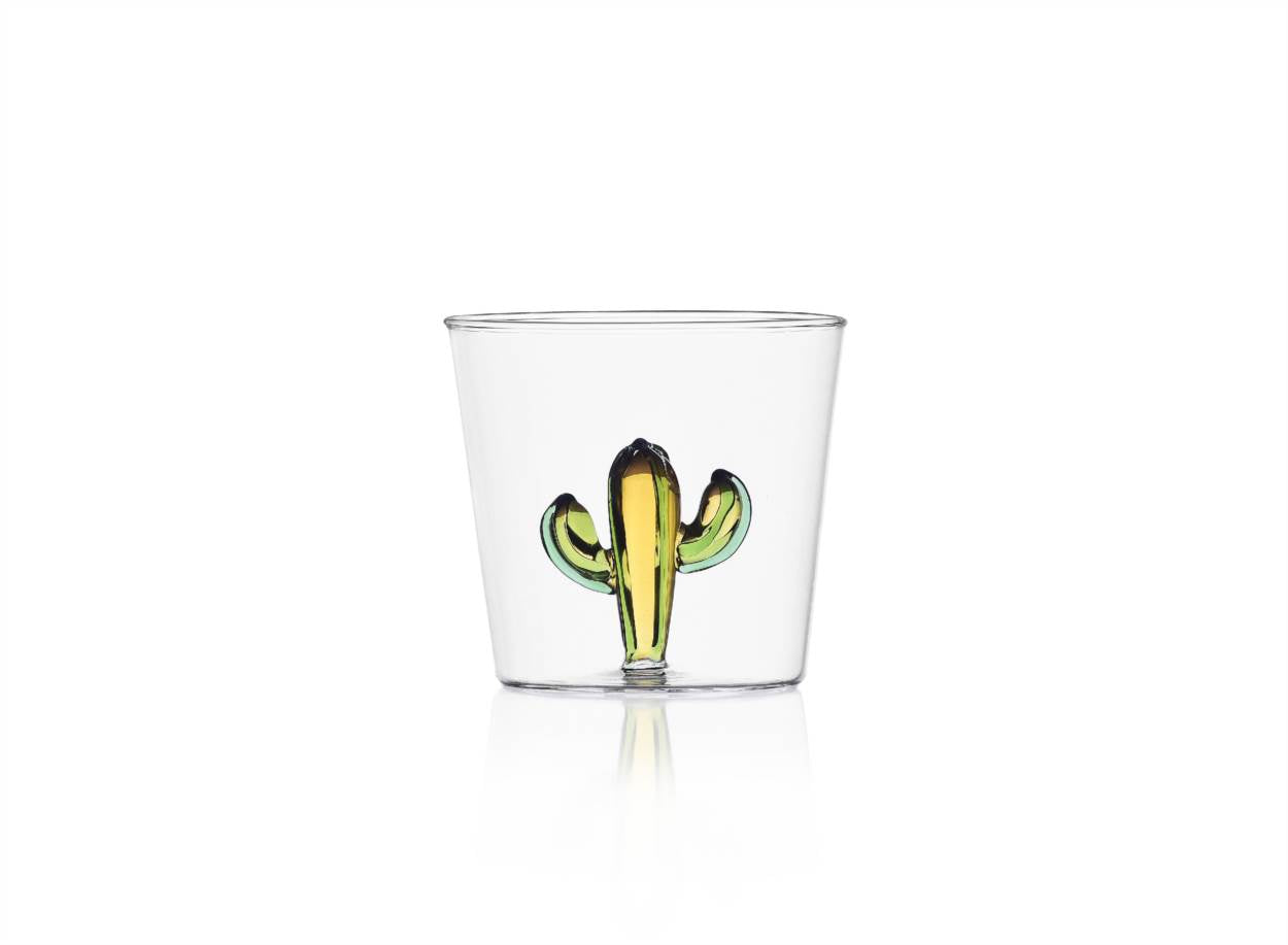 Verre à eau Desert Plants — Cactus Green-Amber