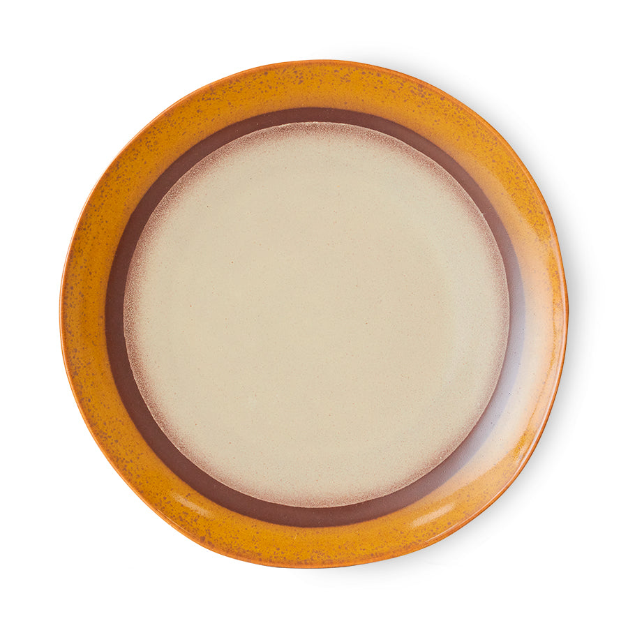 Assiettes plat 70s Ceramics (Set de 2)