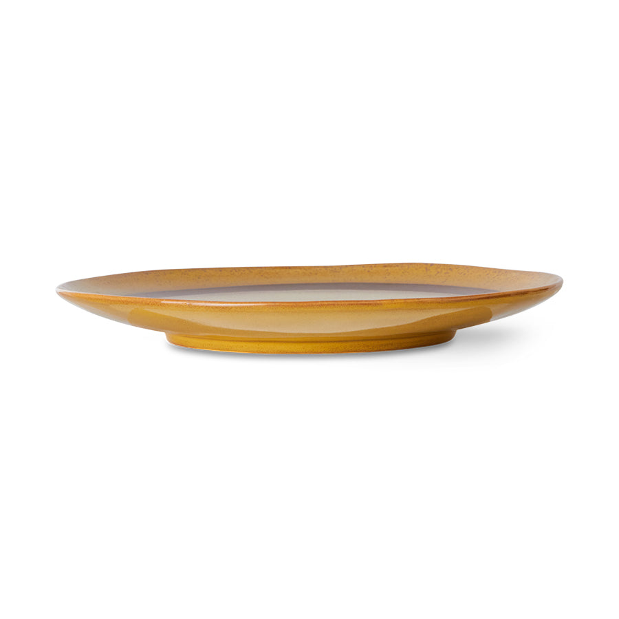 Assiettes plat 70s Ceramics (Set de 2)