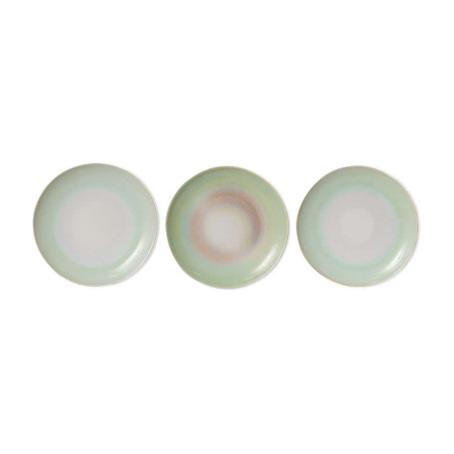 Assiettes plat 70s Ceramics (Set de 2)