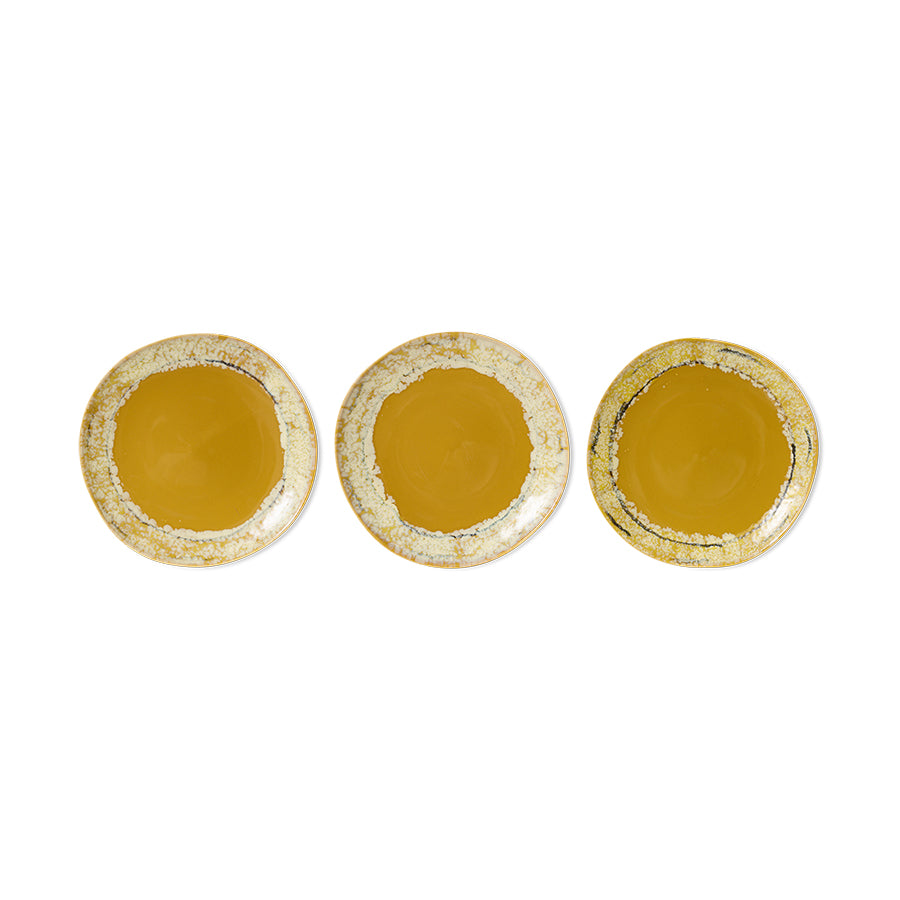 Assiettes d'entrée 70s Ceramics (Set de 2)