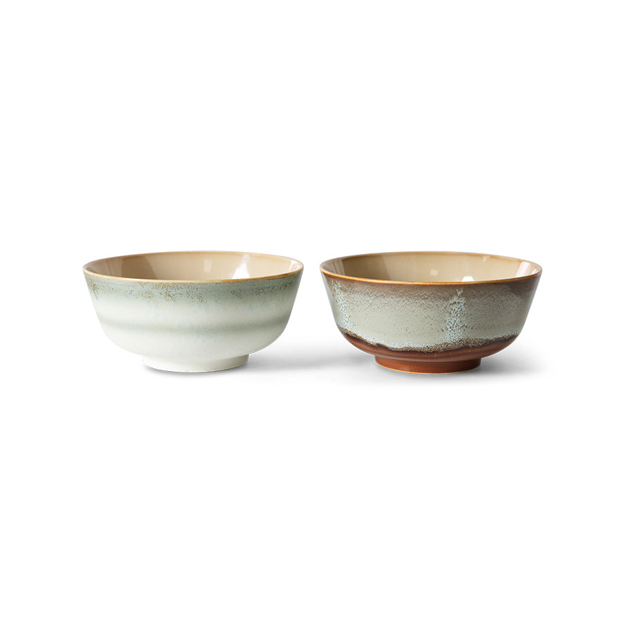Bols à ramen 70s Ceramics (Set de 2)