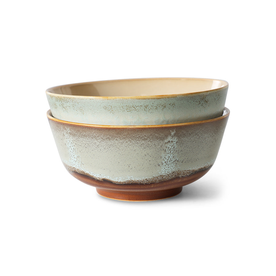 Bols à ramen 70s Ceramics (Set de 2)