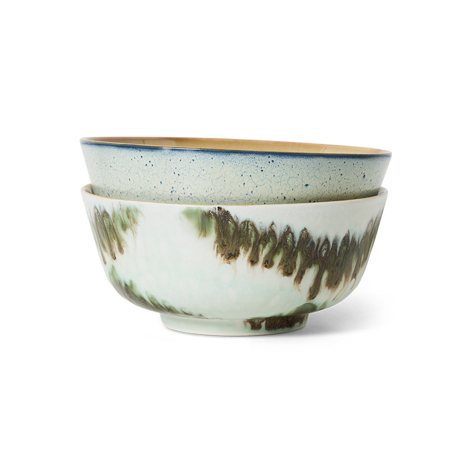 Bols à ramen 70s Ceramics (Set de 2)