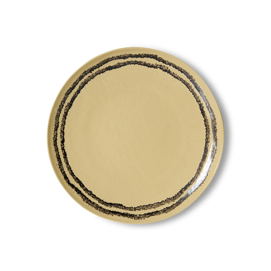 Assiettes plat 70s Ceramics (Set de 2)