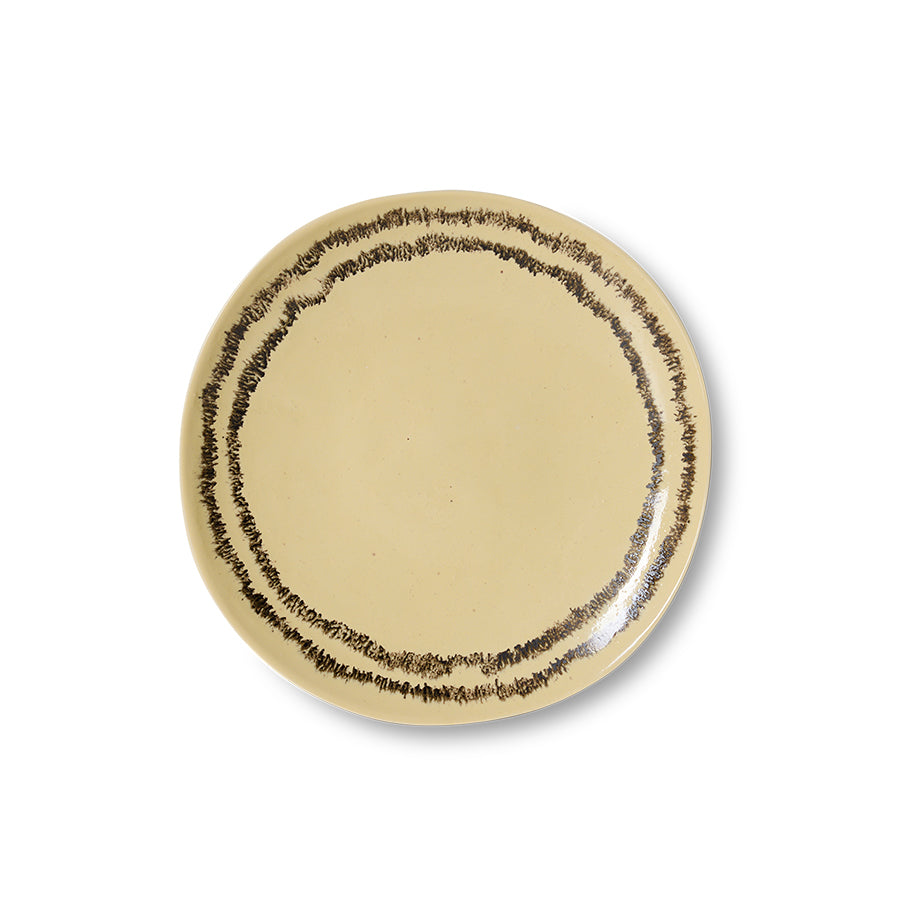 Assiettes d'entrée 70s Ceramics (Set de 2)