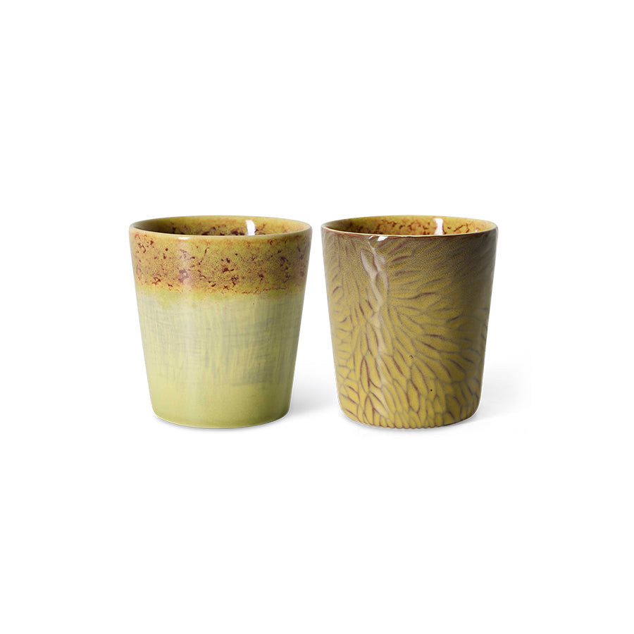 Tasses à café Van Gogh 70s Ceramics 23 cl (Set de 2)