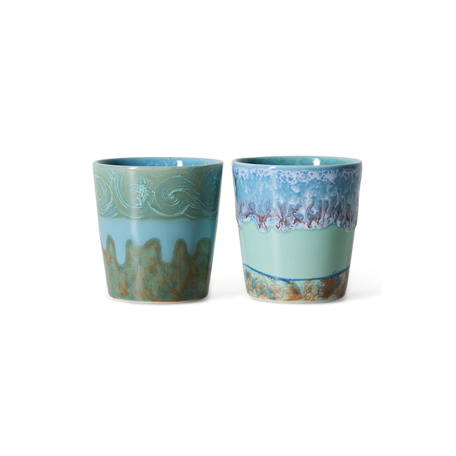 Tasses à café Van Gogh 70s Ceramics 23 cl (Set de 2)