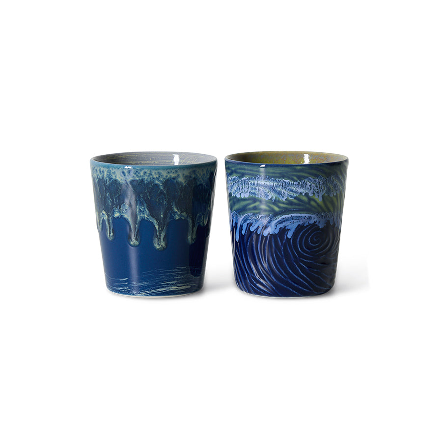 Tasses à café Van Gogh 70s Ceramics 23 cl (Set de 2)