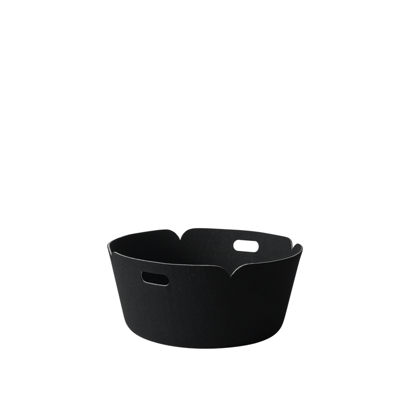 Panier de rangement Restore Rond — Noir