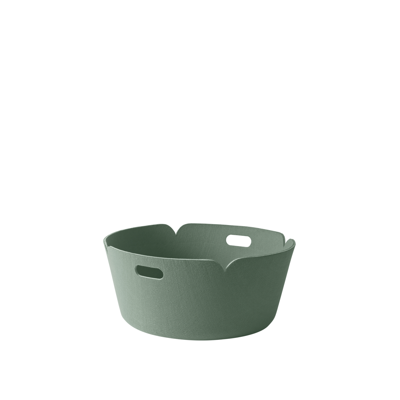 Panier de rangement Restore Rond — Vert poussiéreux